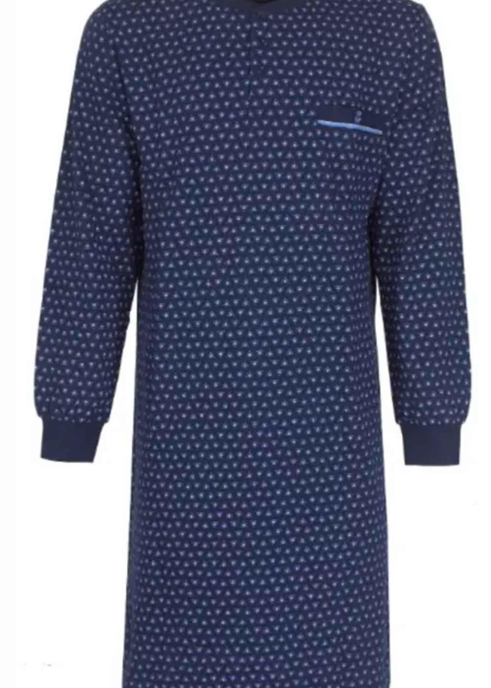 Paul Hopkins Paul Hopkins heren nachthemd lange mouw - blauw