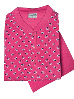 Lunatex Lunatex dames pyjama katoen - roze
