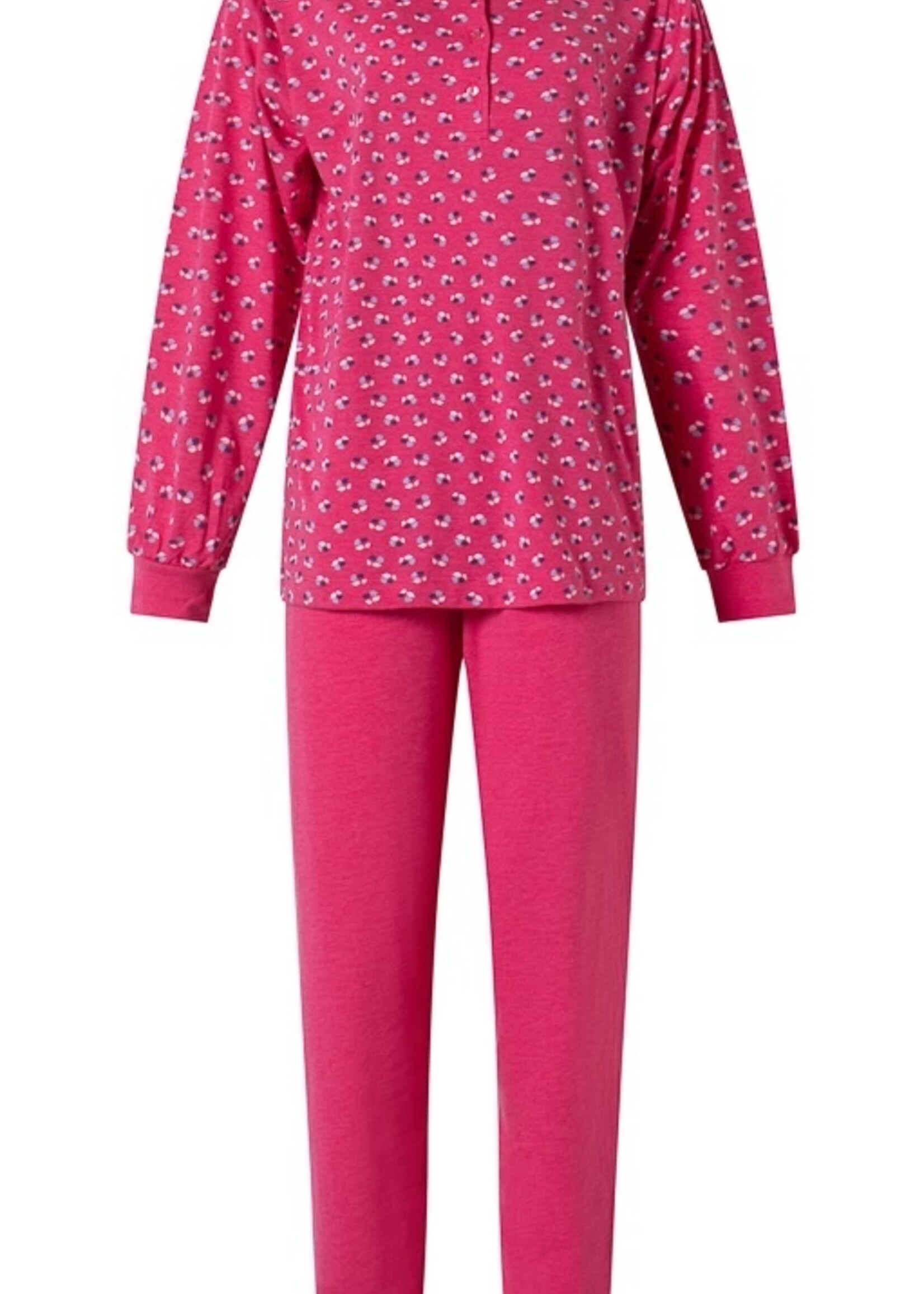 Lunatex Lunatex dames pyjama katoen - roze