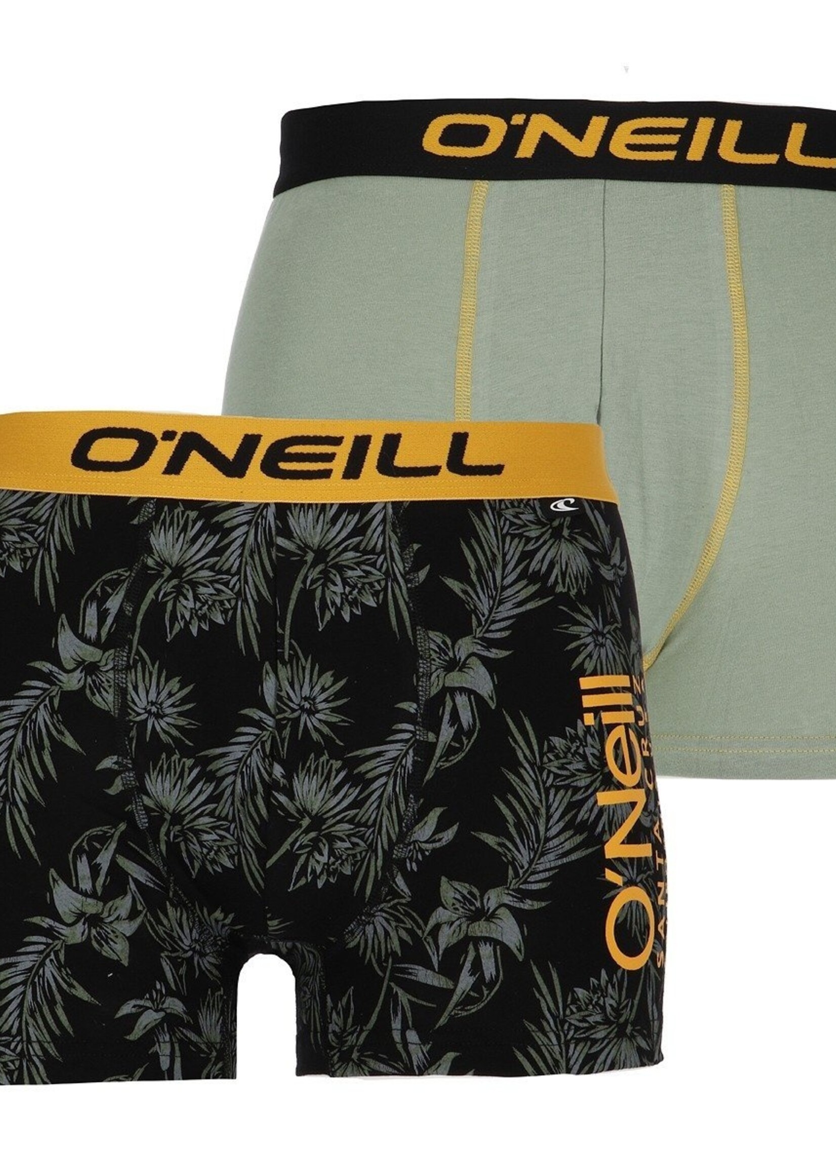 O'Neill O'Neill premium heren boxershorts 2-pack - leaves