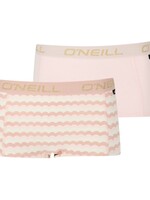 O'Neill O'Neill dames boxershorts 2-pack - stripes pink