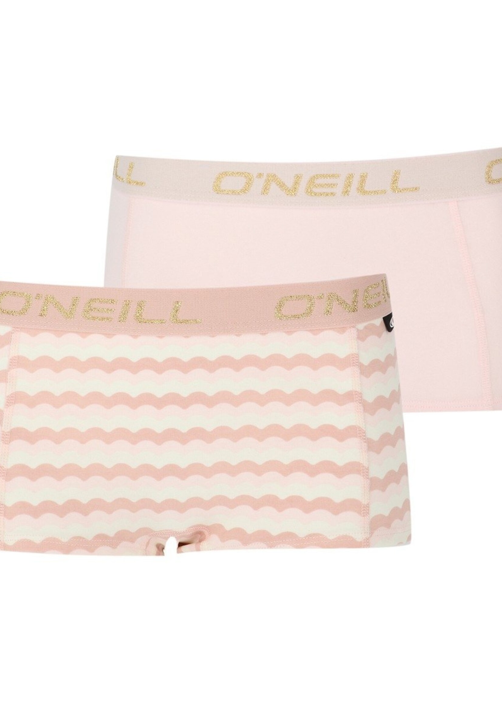 O'Neill O'Neill dames boxershorts 2-pack - stripes pink