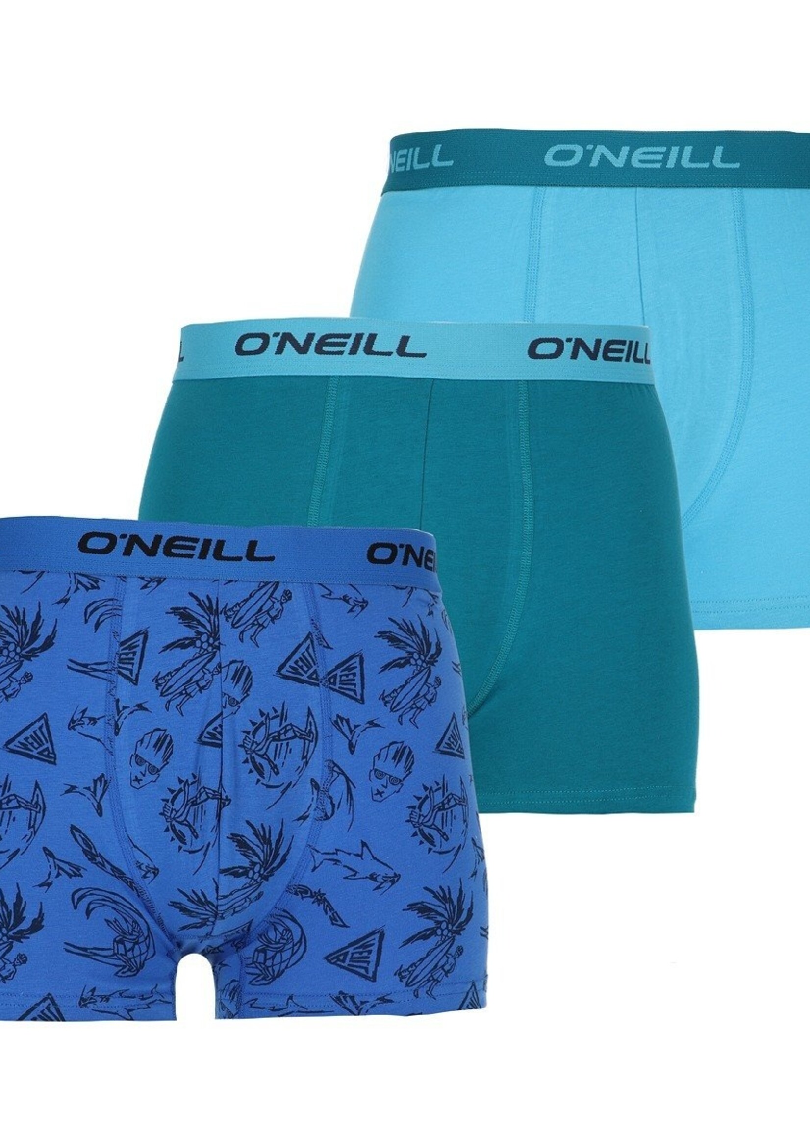O'Neill O'Neill Heren Boxershorts 3-pack - blue beach