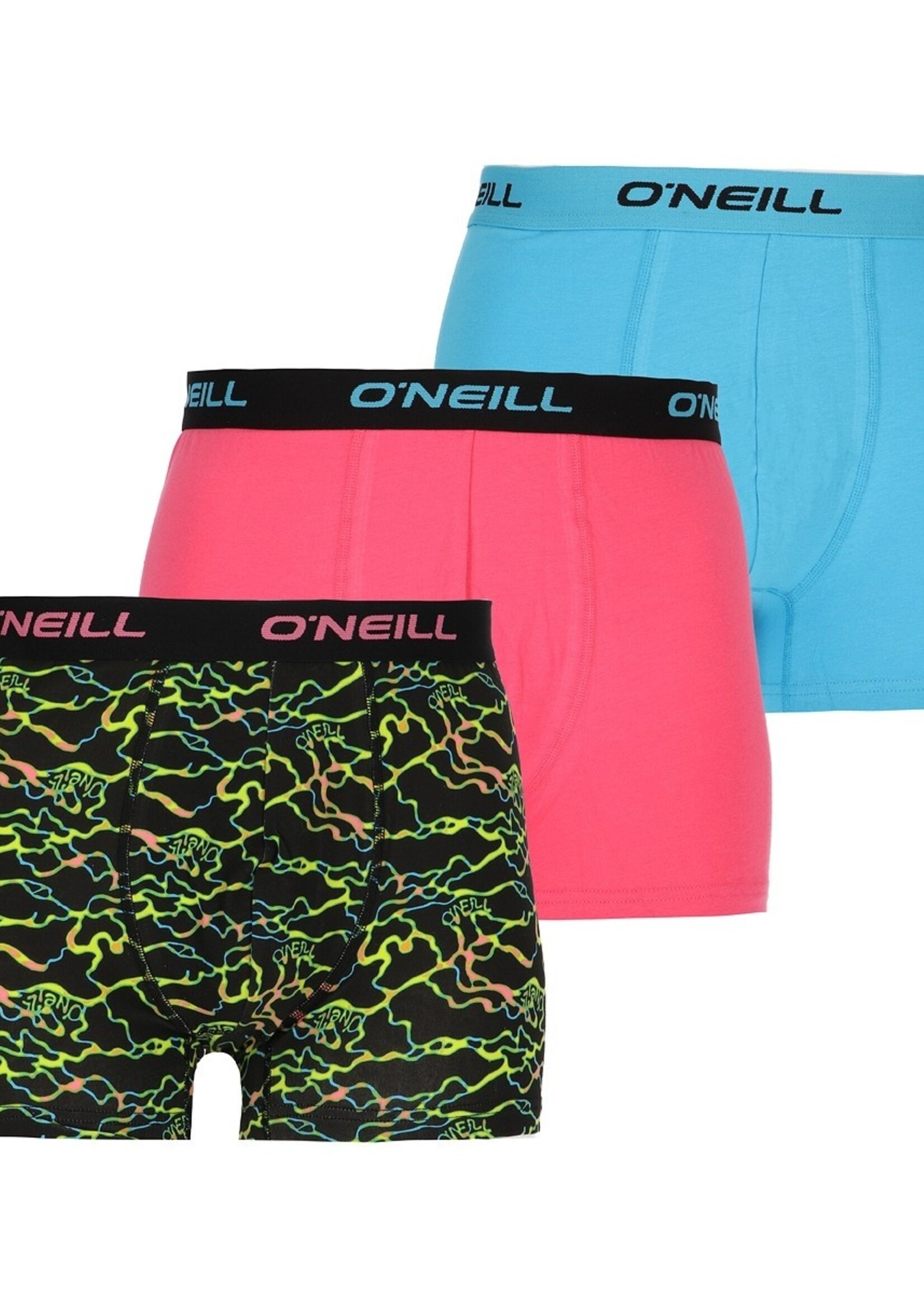 O'Neill O'Neill Heren Boxershorts 3-pack - cloudy neon