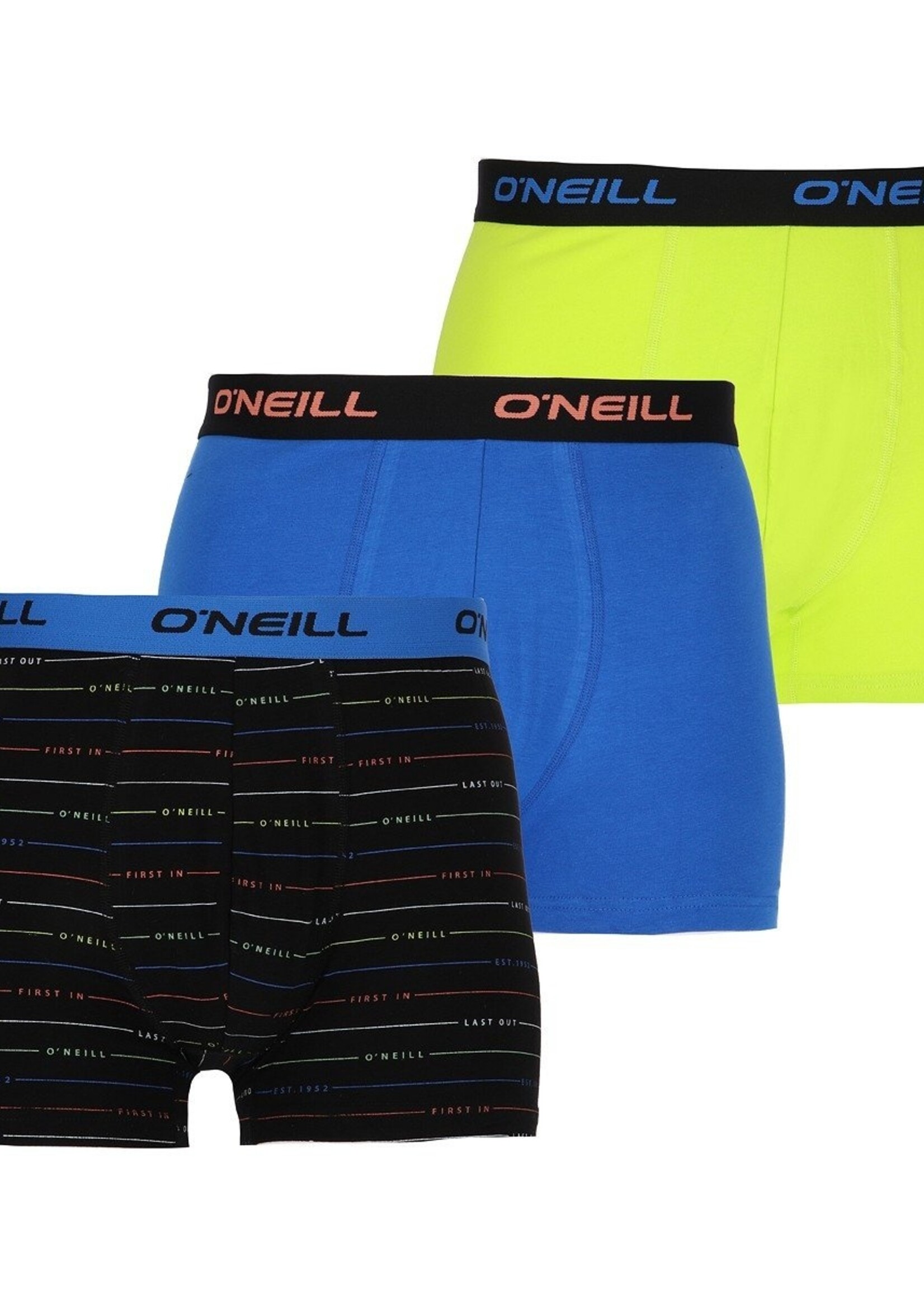 O'Neill O'Neill Heren Boxershorts 3-pack - filo & plain