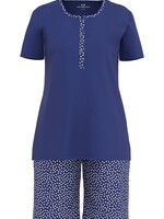 Götzburg Dames shortama katoen - blauw