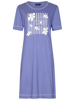 Pastunette Nachthemd dames korte mouw - blauw all day