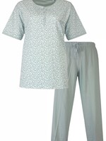 Tenderness Dames pyjama capri broek - lichtgroen