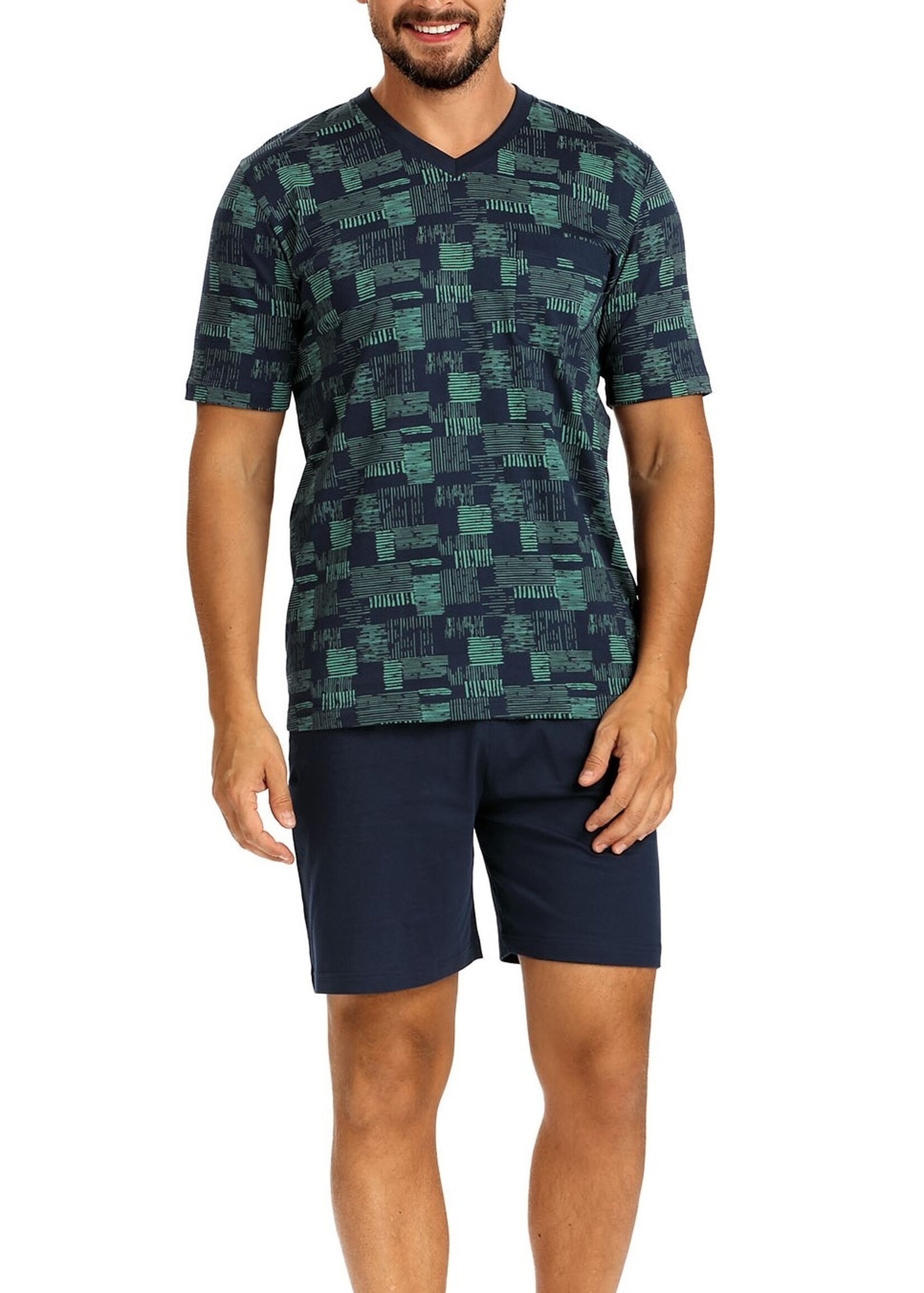 Comte Heren shortama katoen - modern