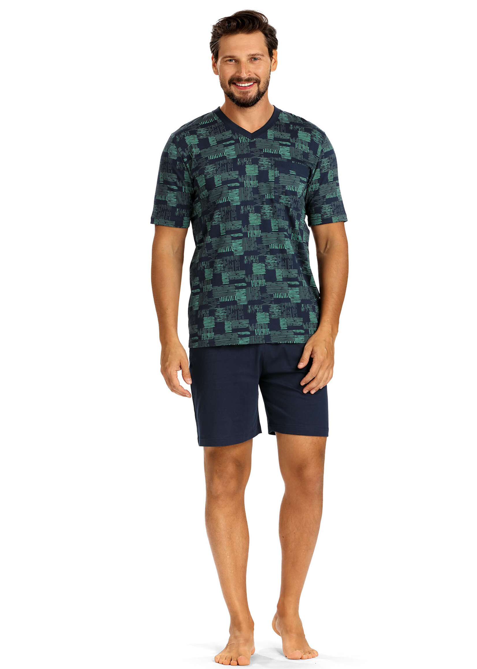 Comte Heren shortama katoen - modern