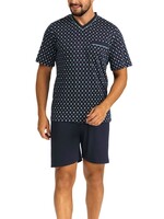 Comte Heren shortama katoen - print