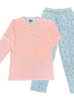 Cocodream Dames pyjama katoen - pink flower