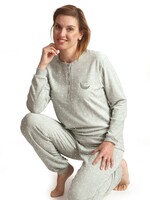 Cocodream Badstof dames pyjama - groen
