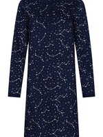 Rebelle by Pastunette Dames nachthemd katoen - donkerblauw sterren