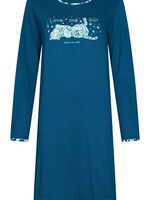 Rebelle by Pastunette Dames nachthemd katoen - turquoise tiger