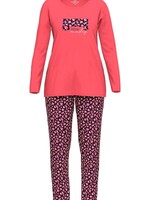 Götzburg Dames pyjama katoen - rood modern