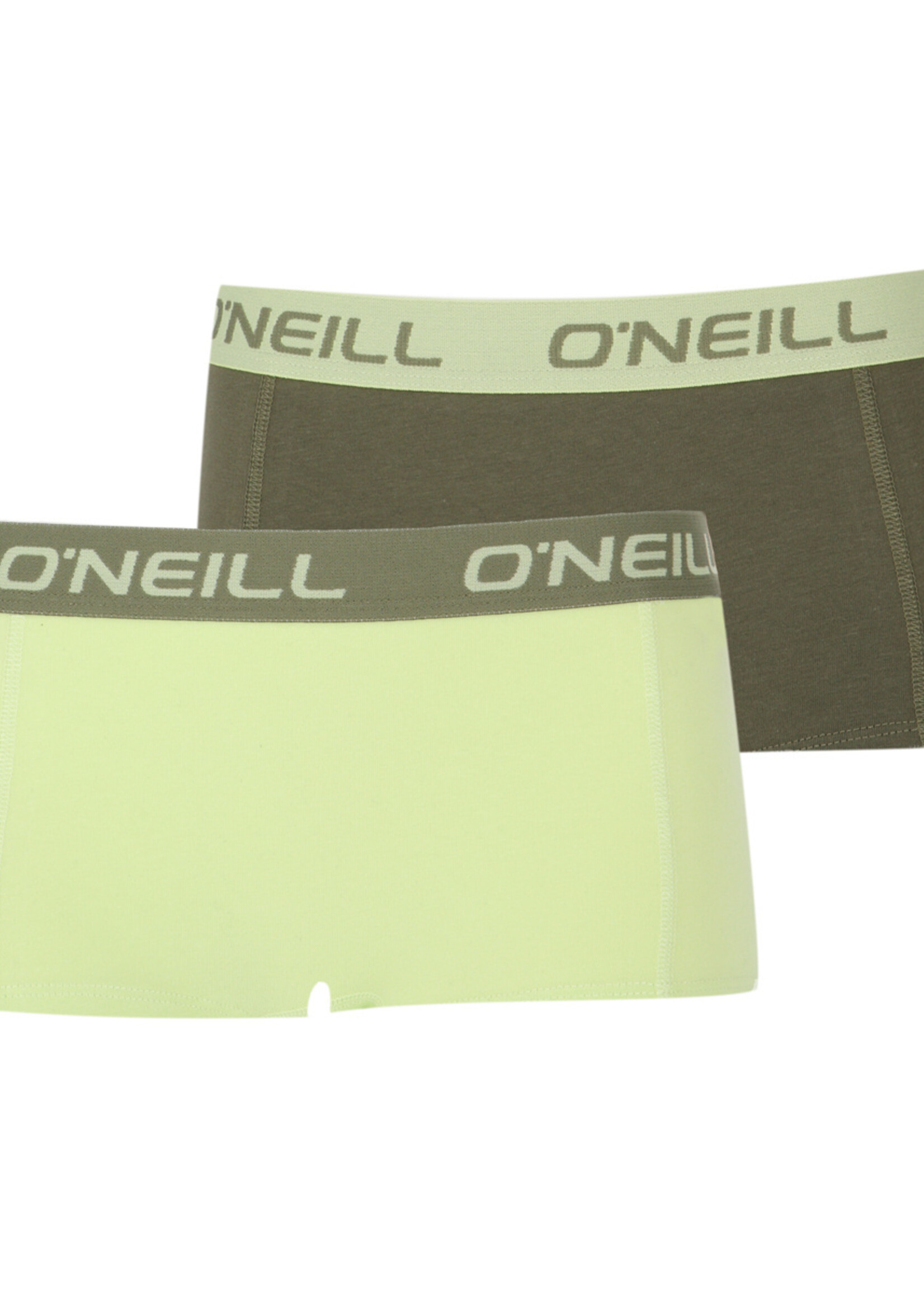 O'Neill Dames boxershorts 2-pack -  lime deep lichen
