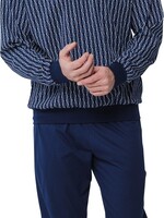 Robson Heren pyjama blauw  - interlock extra warm
