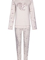Rebelle by Pastunette Dames pyjama katoen - beige eekhoorn