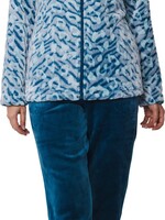 Rebelle by Pastunette Dames huispak - turquoise panter