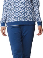 Pastunette Dames pyjama blauw print - interlock