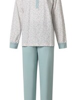 Lunatex Dames pyjama katoen - print blue