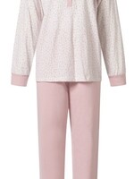 Lunatex Dames pyjama katoen - print roze