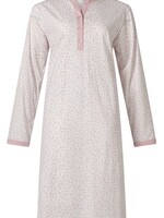 Lunatex Dames nachthemd  katoen - print roze