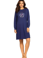 Comtessa Dames nachthemd interlock - navy