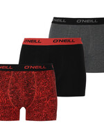O'Neill Heren Boxershorts 3-pack - multi frozen black
