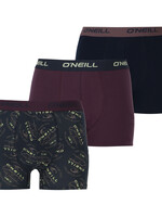 O'Neill Heren Boxershorts 3-pack - multi plum
