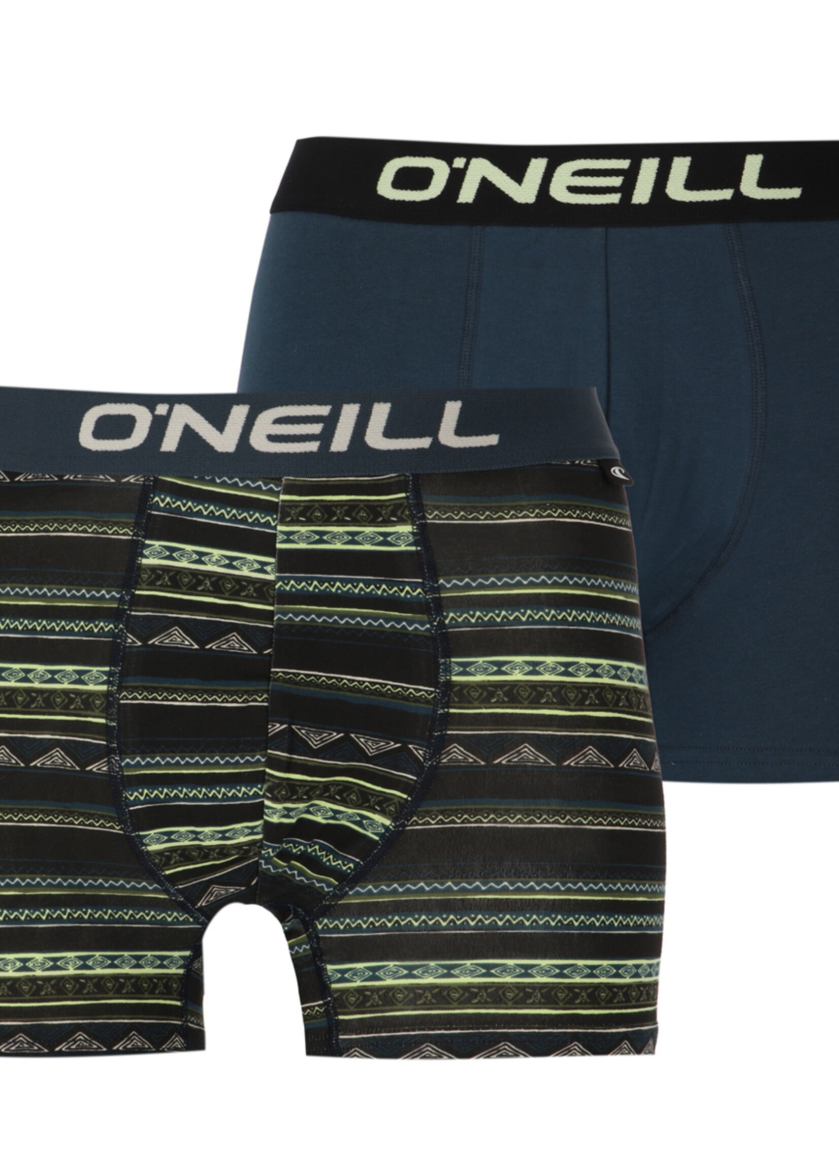 O'Neill Heren boxershorts premium 2-pack - stripe & plain