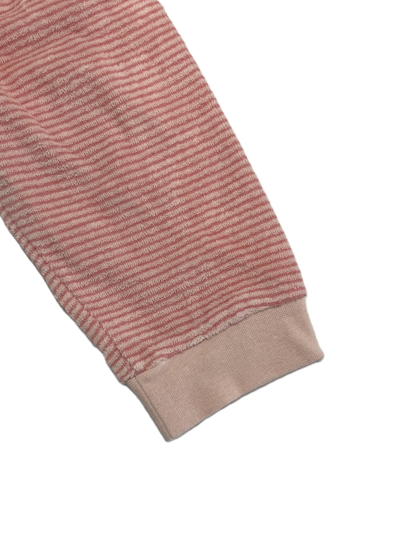 Cocodream Badstof dames pyjama - roze gestreept
