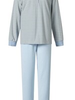 Lunatex Badstof dames pyjama - blue