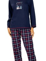 Comtessa Dames pyjama katoen - happy winter