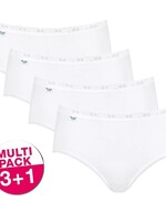 Sloggi Sloggi Basic+ Midi slips wit - 4 stuks voordeelpack