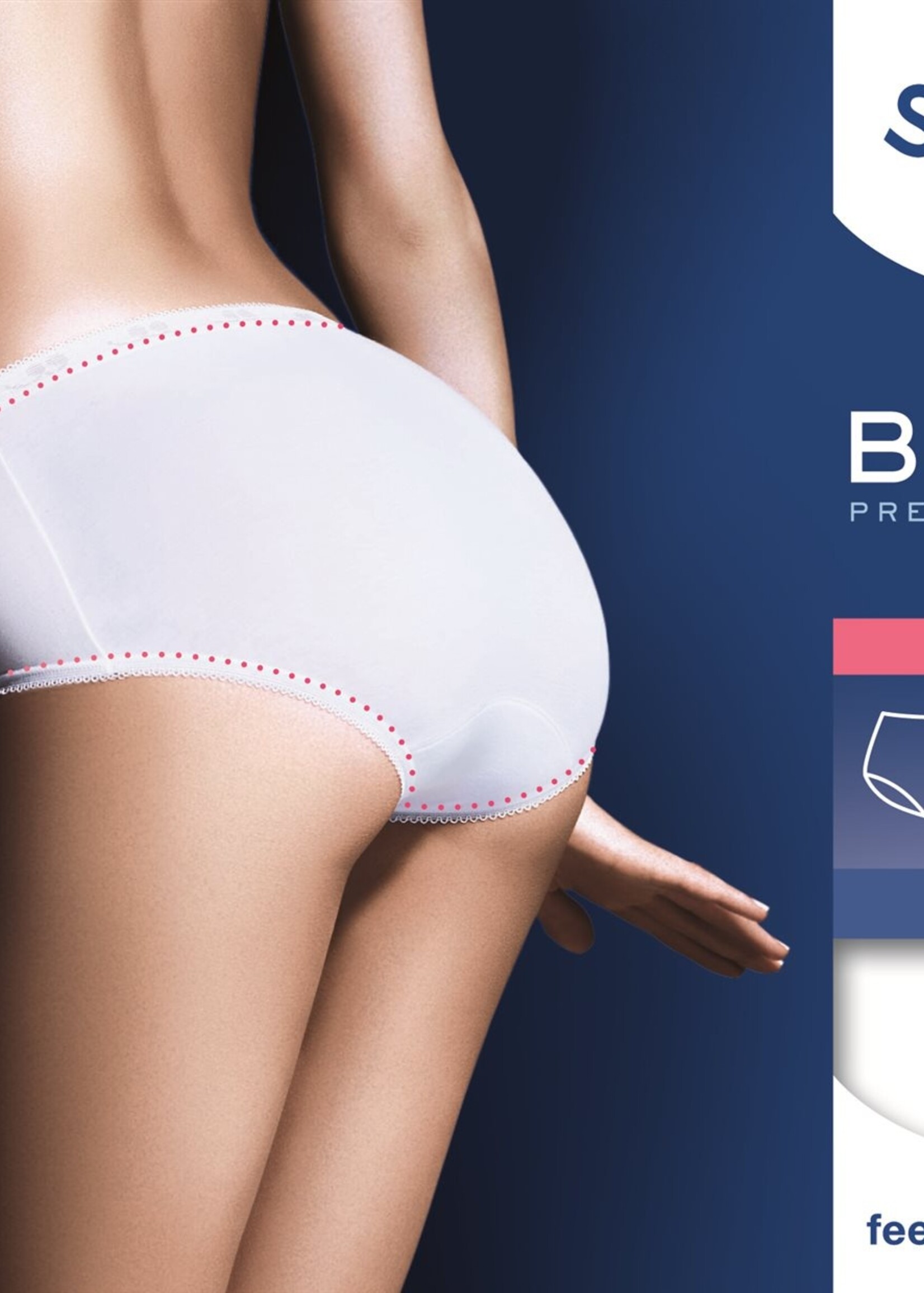Sloggi Sloggi Basic+ Midi slips wit - 4 stuks voordeelpack