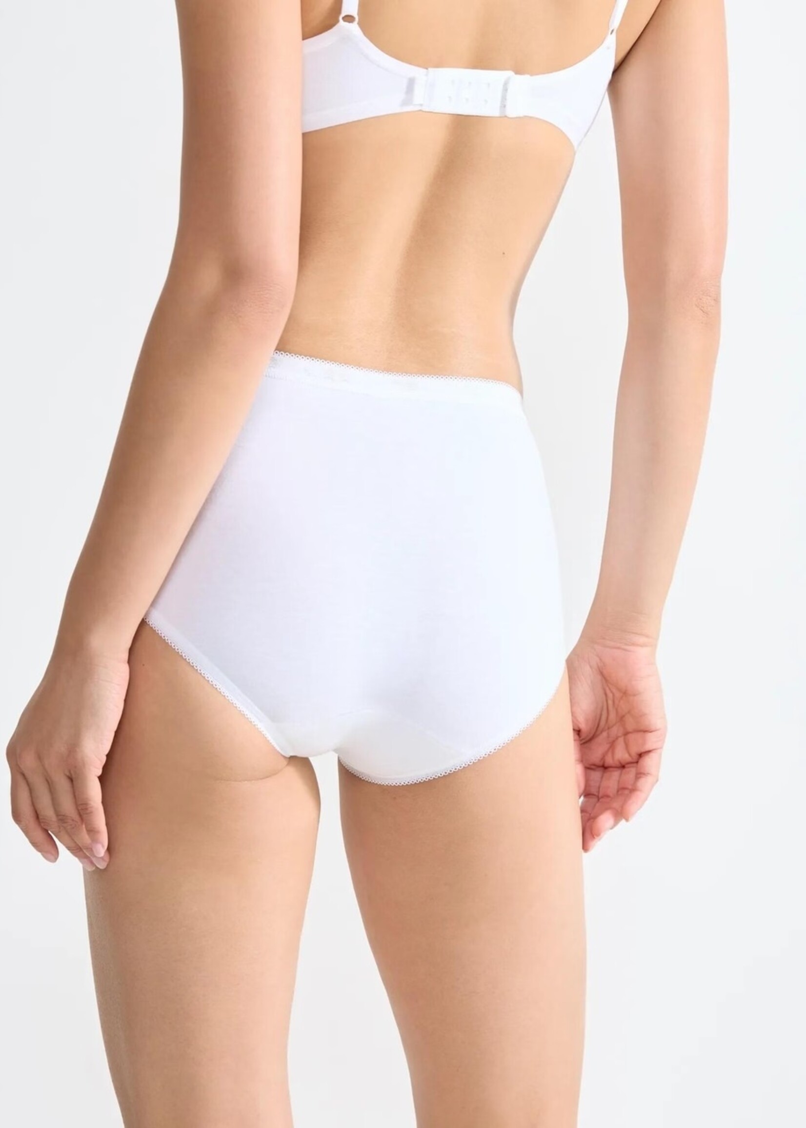 Sloggi Sloggi Basic+ Midi slips wit - 4 stuks voordeelpack