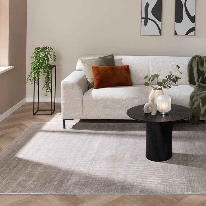 Tapis viscose - Jean Taupe