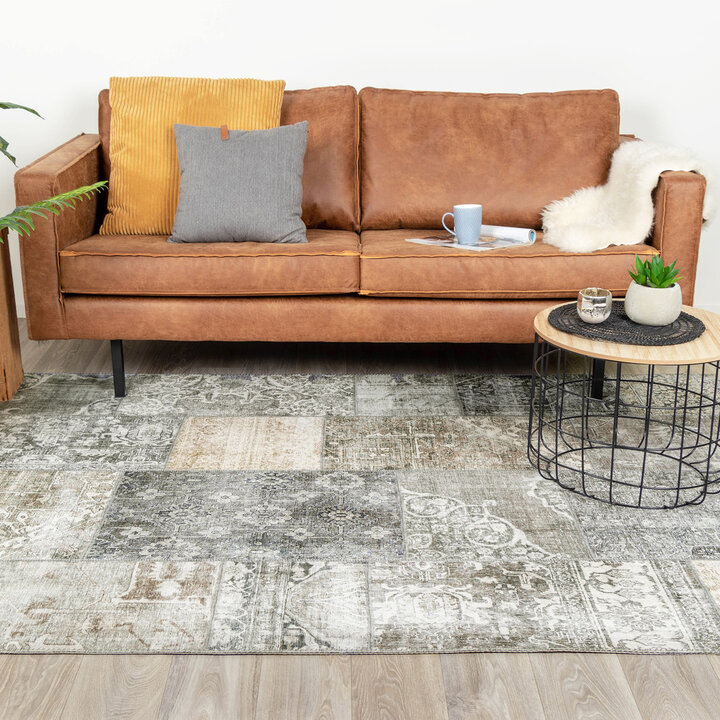 Tapis patchwork - Lago Gris