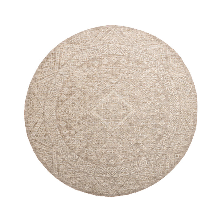 Tapis durable - Atlas Aztec Marron/Crème