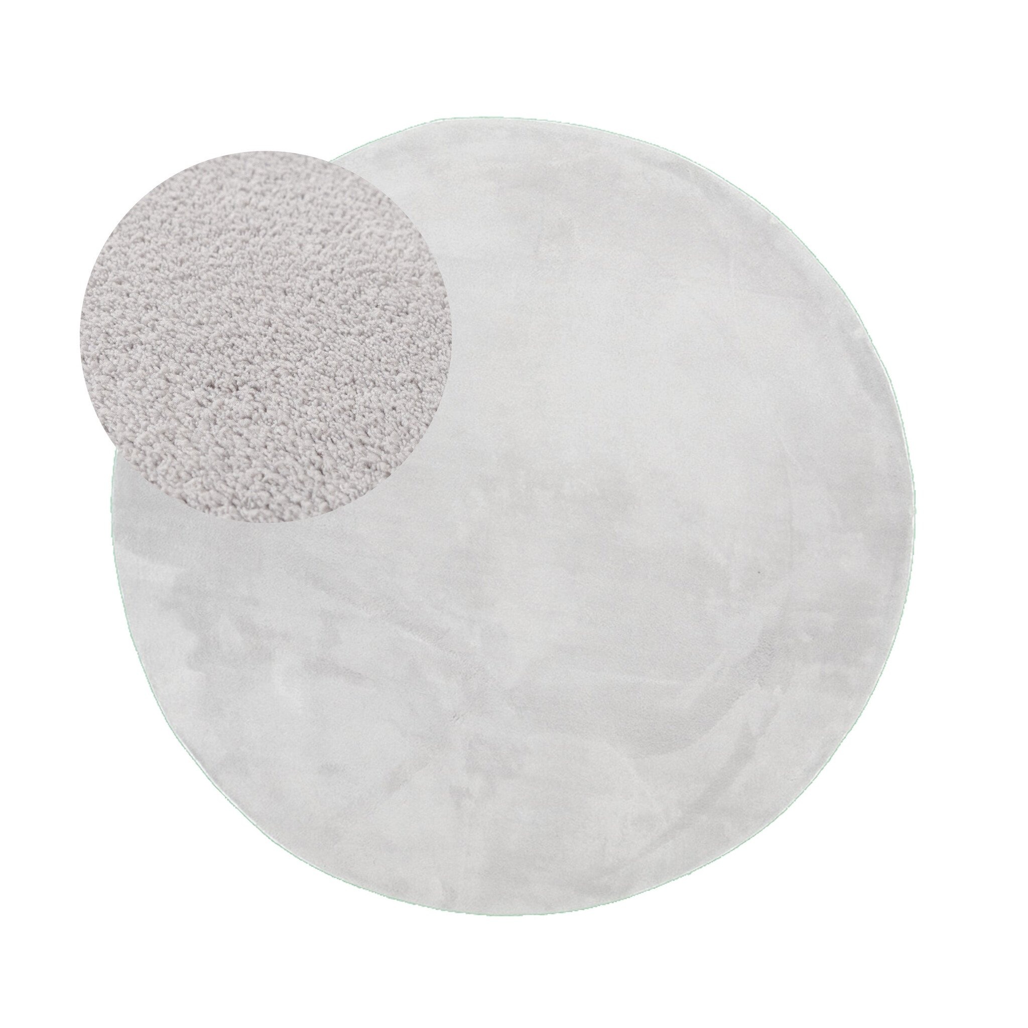 Tapis rond en jute pour l'extérieur - Vivid Gris - sfeer