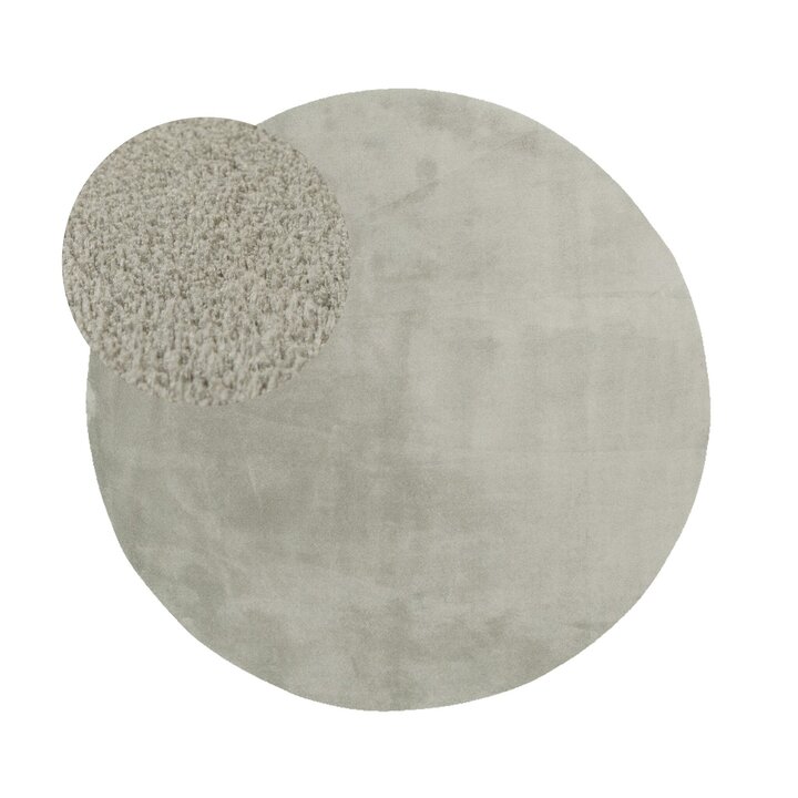 Tapis rond en jute pour l'extérieur - Vivid Vert