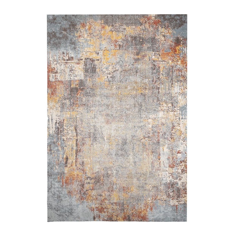 Tapis moderne - Bush Bleu/Multicolore - sfeer