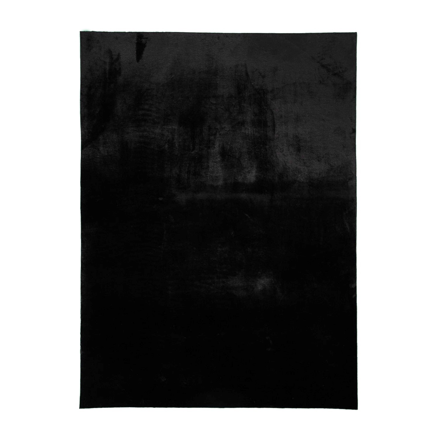 Tapis rond à poils courts - Cozy Noir - sfeer