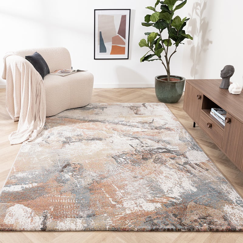 Tapis d'extérieur luxe - Xavier Brush Gris/Multicolore