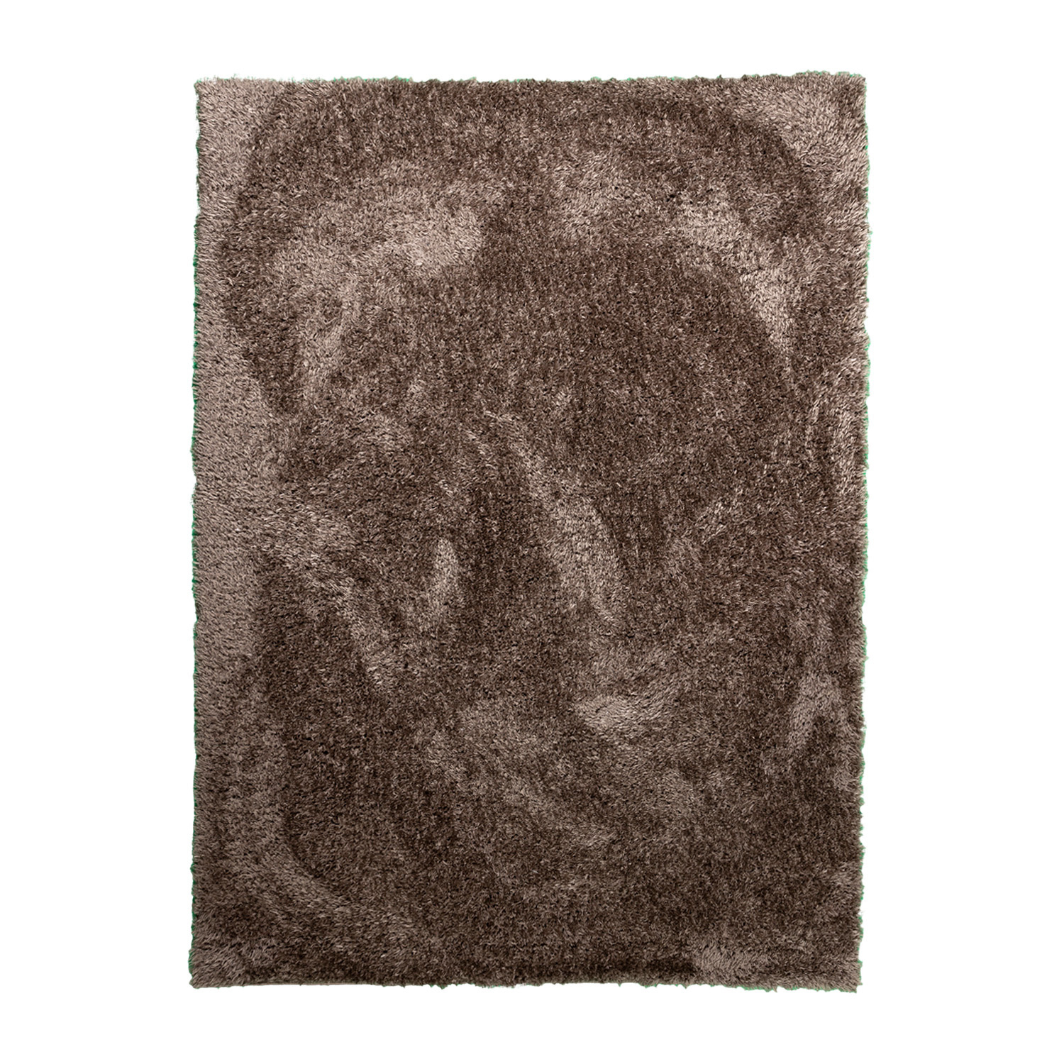 Tapis shaggy rond - Blaze Taupe - sfeer