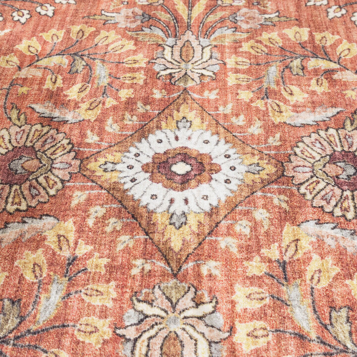 Tapis d'extérieur vintage - Santo Flora Terracotta