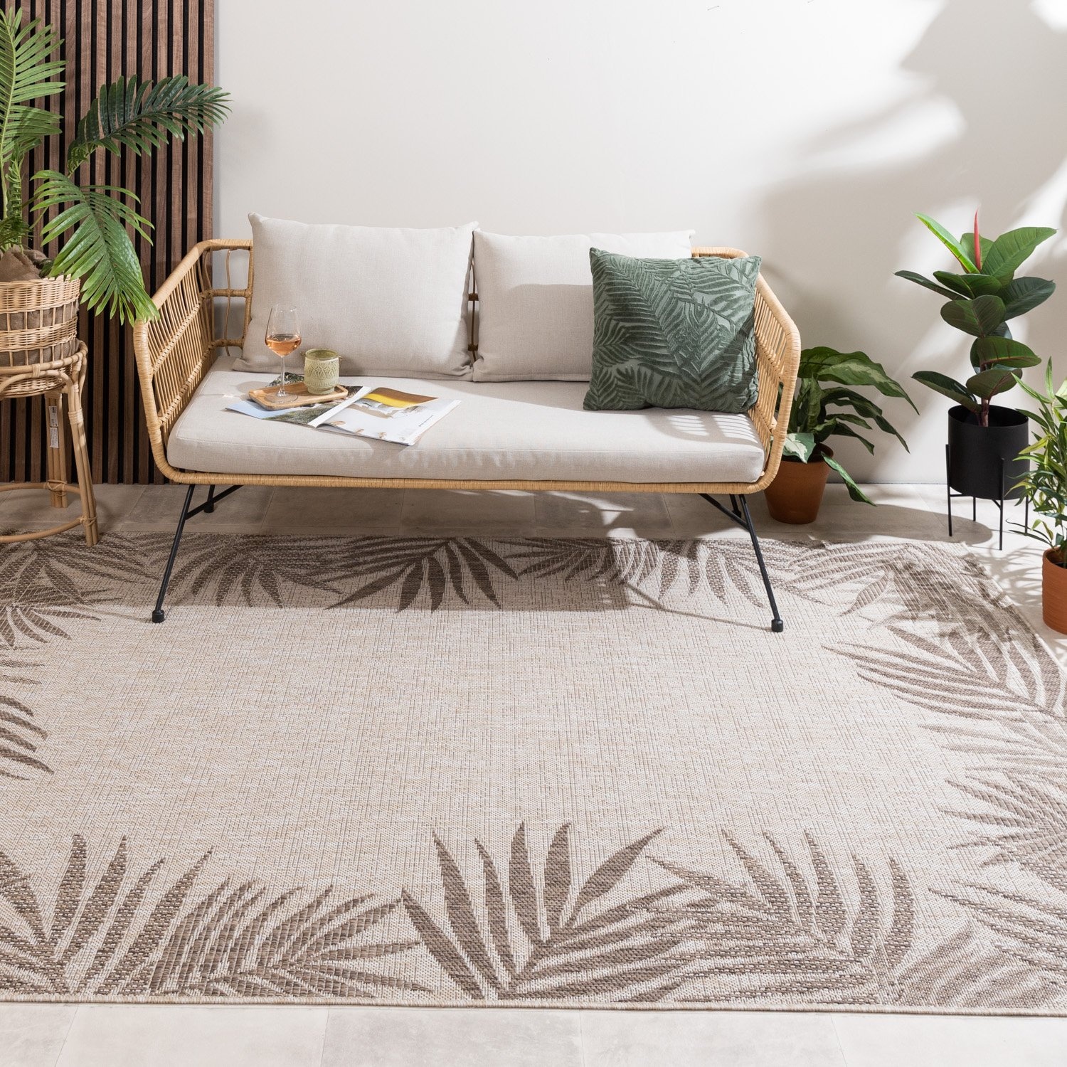 Tapis d'extérieur - Tiga Edge Taupe