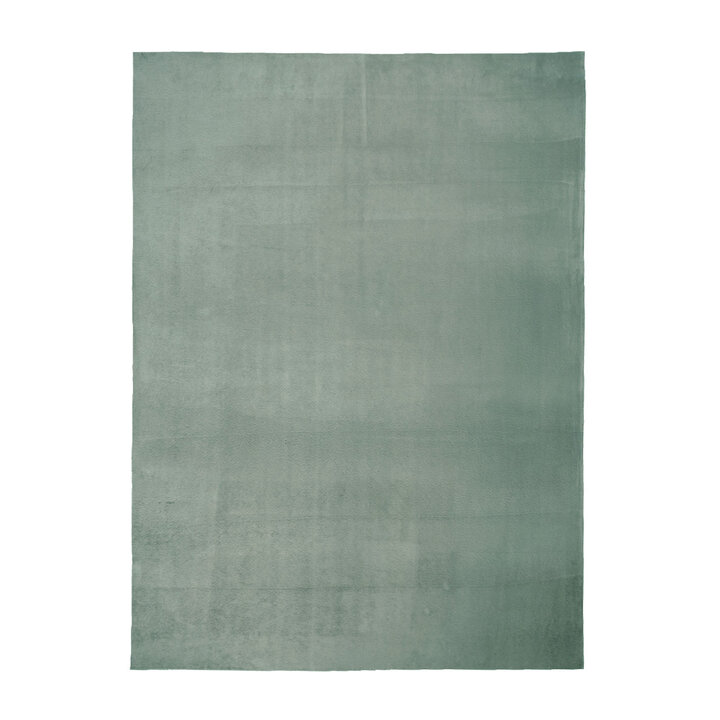 Tapis rond à poils courts - Cozy Vert
